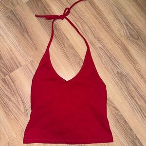 Wild Fable Red Halter Crop top